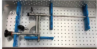 Perkután nephroszkópos sterilizáló doboz