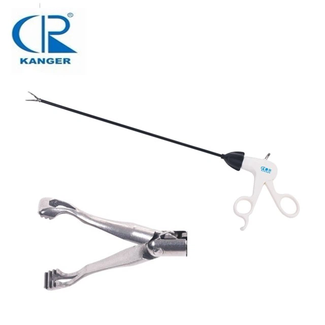 China Laparoscpic Surgical Disposable Double Action Wave Grasp 5mm X 33/36/45CM